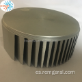 disipador de aluminio extruido de CNC con ventilador